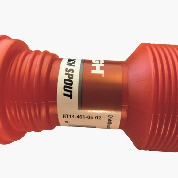 Hyper Tough Flex Reach Spout Funnel Nozzle Red Plastic Compact Auto fluids - Picture 3 of 5